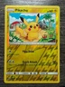 POKEMON REV.HOLO PIKACHU 30/111 LP CRIMSON INVASION 2017 IN NEW ARCEUS SLEEVE