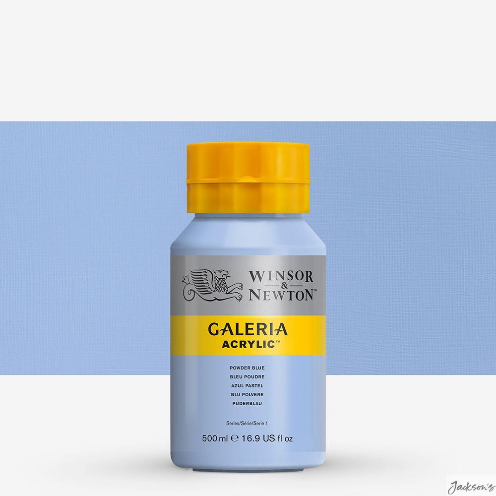 Winsor & Newton Galeria Acrylic Paint Titanium Dioxide 500ml Powder Blue Art