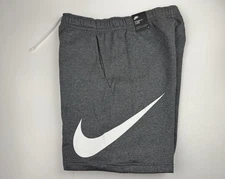 Nike Sportswear Club Fleece Shorts Men’s Size XL Grey/White BV2721-071