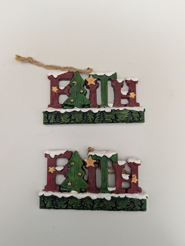 Faith Christmas Ornament