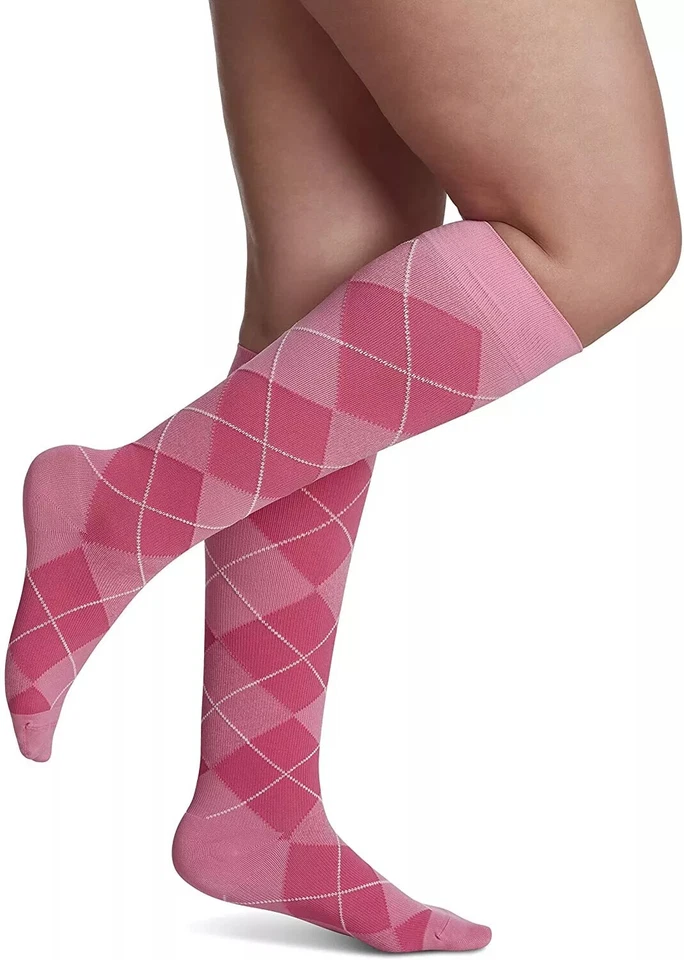 Calcetines de compresión Sigvaris 143C tonos microfibra 15-20 pantorrilla elige talla y color Foto 3 de 4