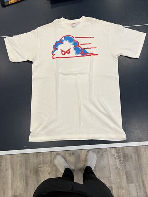 2003 supreme mr cloudy tee ss03 white size large 