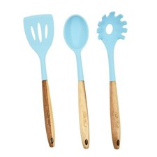 NEW! PIONEER WOMAN TIMELESS BEAUTY 3-PIECE BLUE SILICONE TOOL SET~NEW 2020