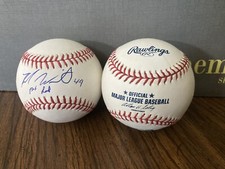 KYLE WRIGHT VANDERBILT ATLANTA BRAVES  SIGNED OML BASEBALL BAS BECKETT COA