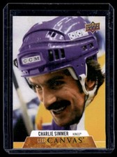 2020-21 Upper Deck UD Canvas Retired Legends Charlie Simmer Los Angeles Kings