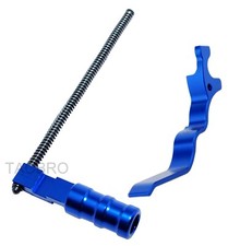 Blue Ruger 10/22 Bolt Charging Handle Extended Magazine Release Lever Combo