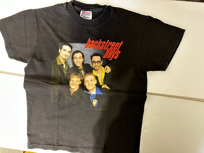 1998 Backstreet Boys Tour Tee Youth Medium 10-12 Hanes Heavyweight