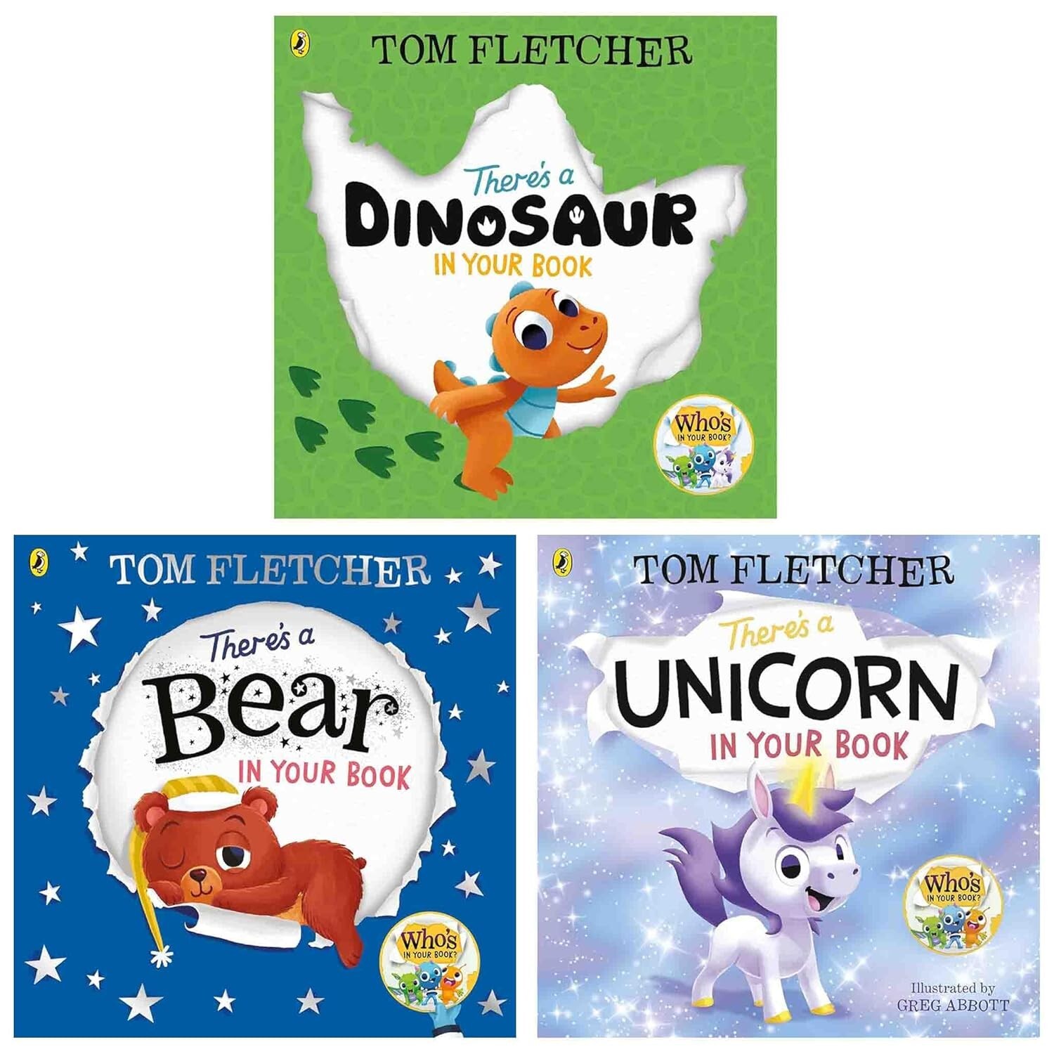 Who's In Your Book? Series By Tom Fletcher 3 Picture Books - Ages 2-5 - PB - Image 2