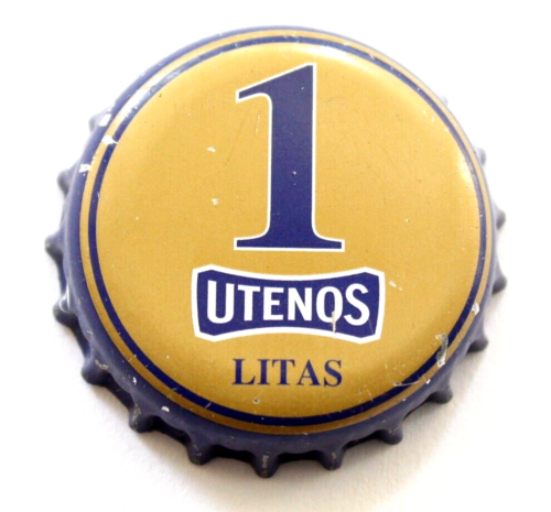 Lituanie Utenos Litas 1 - bouchon de bouteille de bière bouchon en liège - Photo 1/1