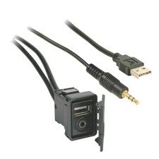 New Axxess AX-USB-35EXT USB Plus 3.5 Waterproof Cable For IPOD To USB 6 Feet