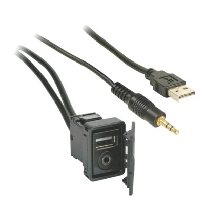 New Axxess AX-USB-35EXT USB Plus 3.5 Waterproof Cable For IPOD To USB 6 Feet