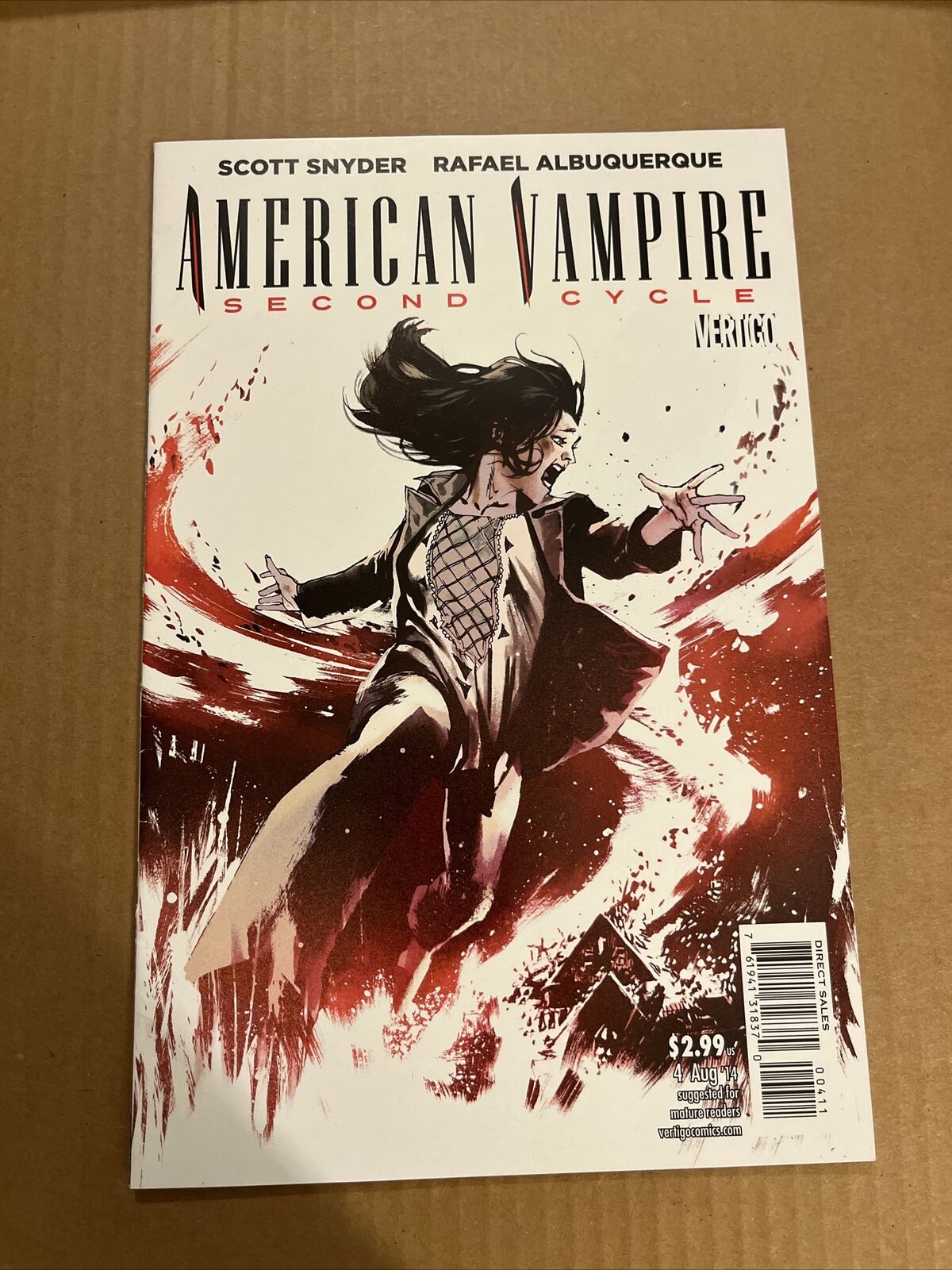 American Vampire: Second Cycle #4 (Sept. '14; DC) - Scott Snyder; great series!