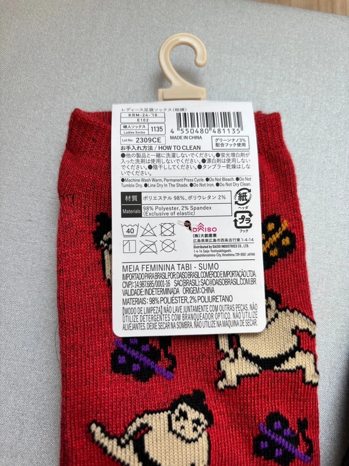 Daiso Japón Mujer Estilo Tabi Calcetines Sumo Conjunto 3 Pares Nuevos Sin Usar 23-25cm Foto 3 de 3