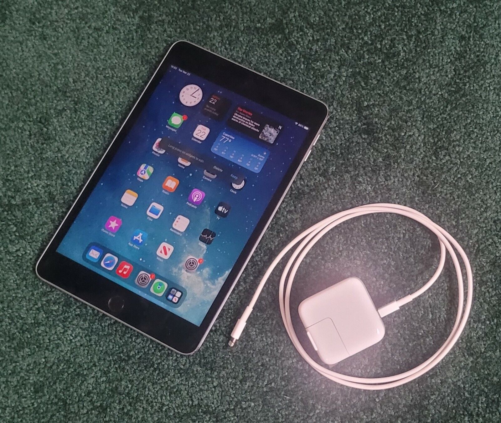 Apple iPad mini 4 128GB, Wi-Fi, 7.9in - Space Gray for sale online 