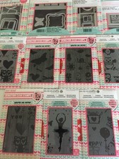 Uchi's Design Animation Card Craft Die, Stamp  Grid Set - Card YOU PICK New