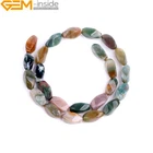 Natural Indian Agate Gemstone Beads Twist For Jewelry Making Strand 15" Gift