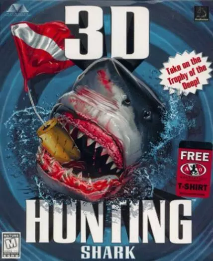 3D Hunting Shark + Manual PC CD scuba dive deep ocean heat great white JAWS  game