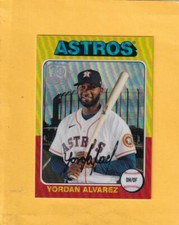 2021 Topps 70 Years of Topps Baseball Chrome Yordan Alvarez Astros NM-MT+