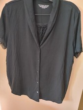Victoria's Secret Modal Short Pajama Set Black Size Large