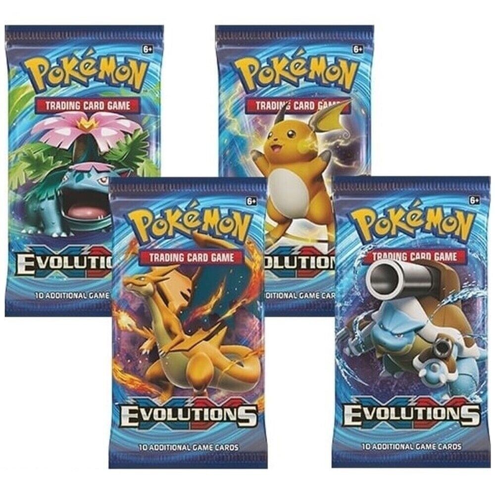 Evolutions Booster Pack 6個 Pokemon TCG XY: Evolutions Booster Pack (Unweighed, Factory Sealed