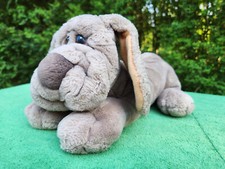 Russ LUBBABLE Wrinkles Puppy Dog Hound Lovable 16" Plush Vintage Made in Korea