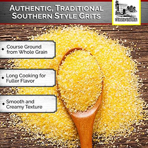Weisenberger Stone Ground Yellow Grits Authentic Old Fashioned