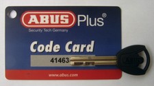 Image of Abus Plus Key Cut to Code / Abus X Plus Key Cut to Code Number