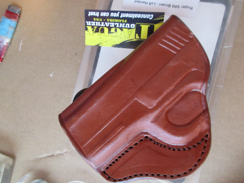 Tagua Rotating Open Top Paddle Leather Holster Ruger SR9 LH PD3R 353