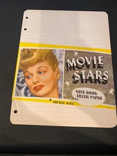 Lucille Ball old stock school tablet of paper in original wrapper-RARE