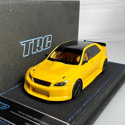 1/43 Peako TRC Toyota ALTEZZA Drift Car 2016 Wide Body Yellow