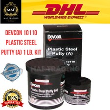 DEVCON 10110 PLASTIC STEEL PUTTY A 1 lb. Kit New Sealant  Free Shipping