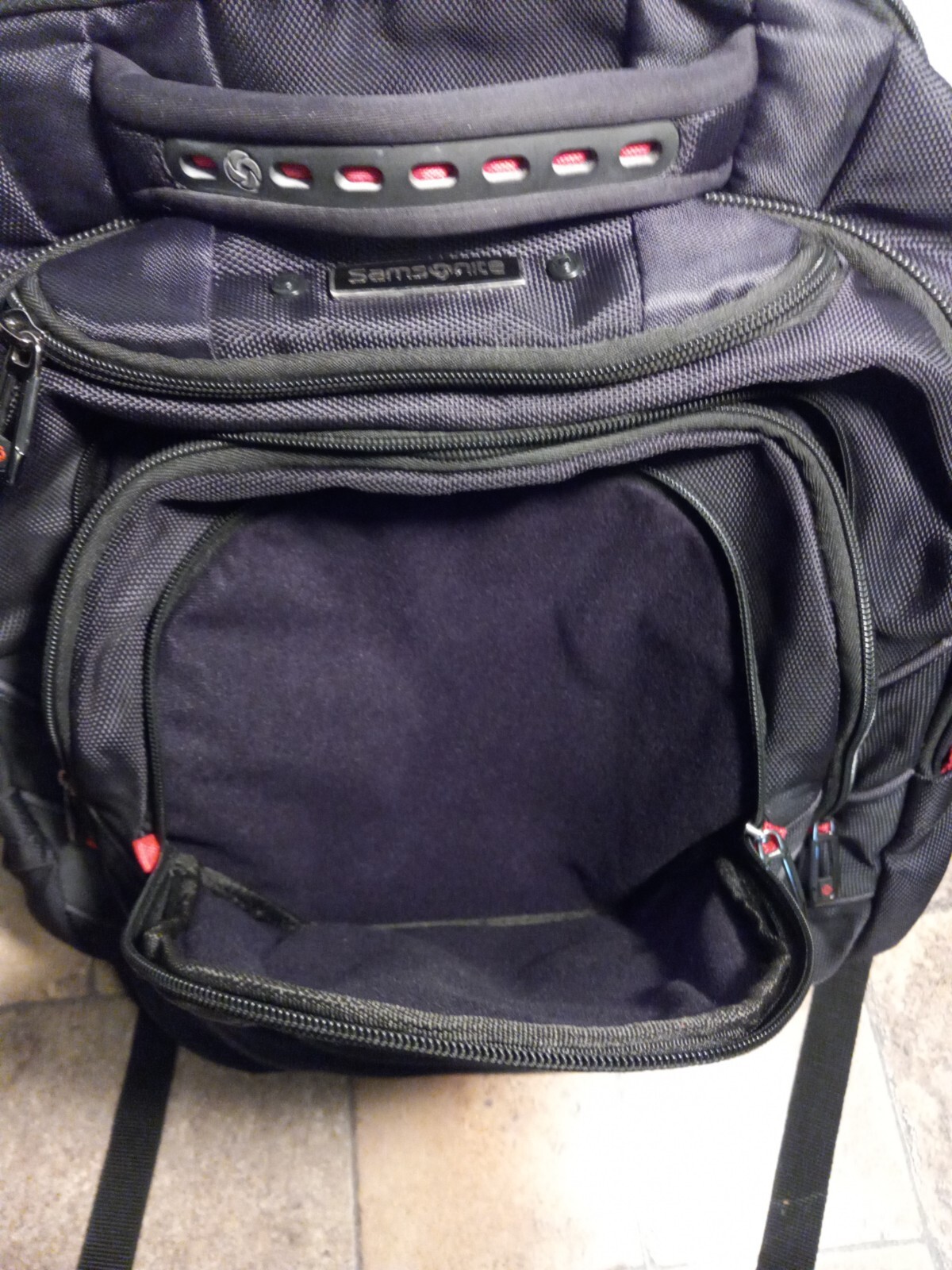 Samsonite Black & Red TSA Friendly Laptop Backpack(Very Clean!)
