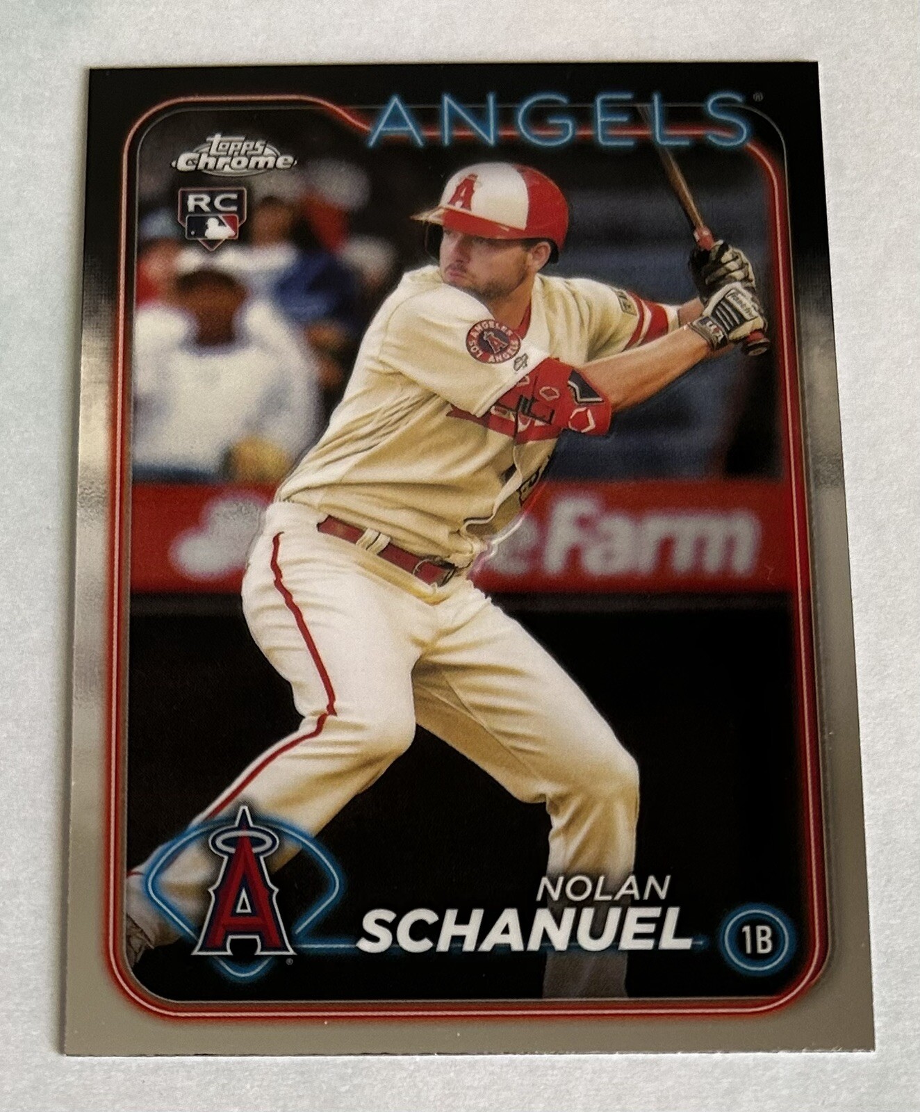 Nolan Schanuel 2024 Topps Chrome #274 Rookie RC Los Angeles Angels