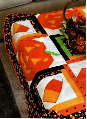 Candied Pumpkins Quilt Pattern Pieced/Paper Pieced/Applique KB