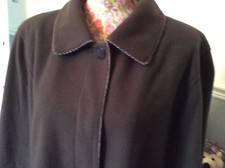 Eastex Brown 65% Wool 20% Cashmere Jacket Size 20 Pristine So Soft