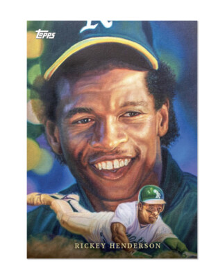 2022 Topps - Game Within The Game #11 - Rickey Henderson A s Legend! 