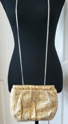 Rita Diana for Mylinka Embellished Snakeskin Evening Handbag  display picture 1