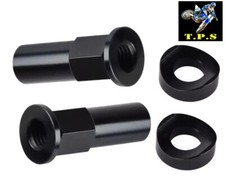 BLACK FRONT REAR RIM TYRE BEAD LOCK NUT WASHER KAWASAKI KLX 110 125 250 300 R S