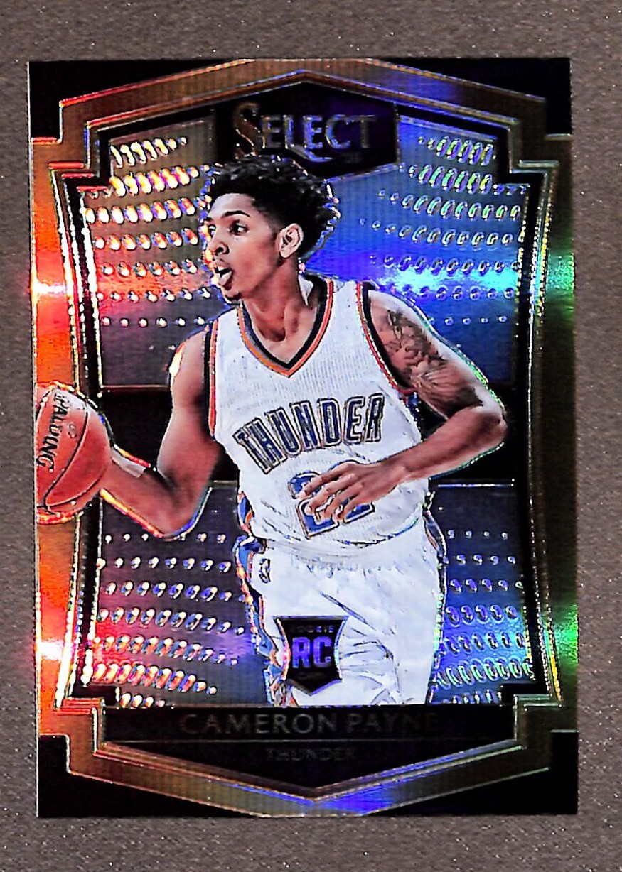 2015 Panini Select #102 Cameron Payne Silver Prizms
