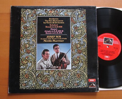 ASD 2725 ED1 Beethoven Two Violin Romances Schubert Mozart Josef Suk NM