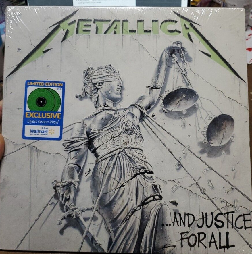 METALLICA "... AND JUSTICE FOR ALL" LP Ltd Dyers Green Vinyl Hetfield Ulrich NEW