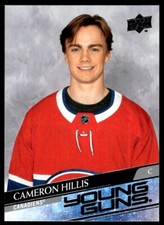 2020-21 UPPER DECK YOUNG GUNS Cameron Hillis Rookie Montreal Canadiens #705 R128