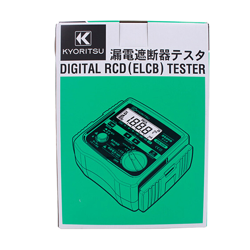 Kyoritsu KEW 5410 RCD Tester trip time Auto-detection of Contact 