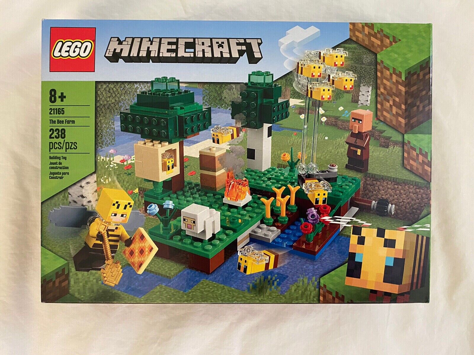 LEGO Minecraft: The Bee Farm (21165) Building Kit 238 Pcs