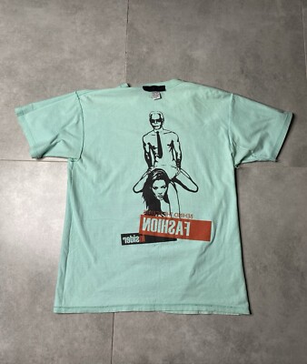 Vintage Premium Label Vogue Kate Moss T Shirt Mens Size L Vintage Premium Label Vogue Kate Moss T Shirt Mens Size L