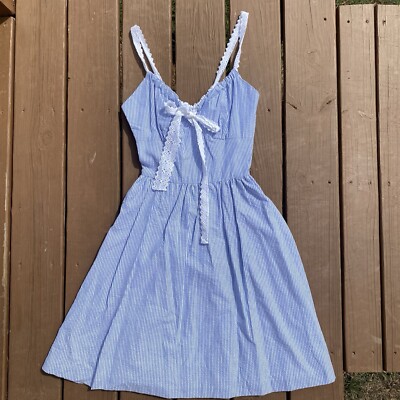 Vintage Cottage Milkmaid Mini Dress