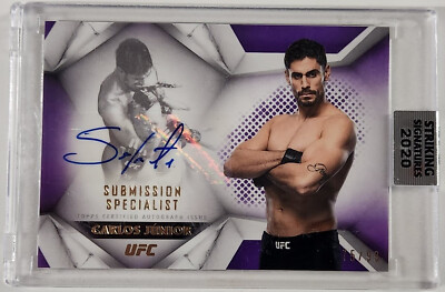 2020 Topps Striking Signatures Submission Specialist Auto Carlos Junior #/99