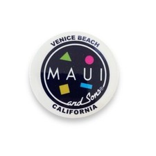 Maui And Sons OG California Clásico Surf Pegatina De Colección Patín Venice Beach