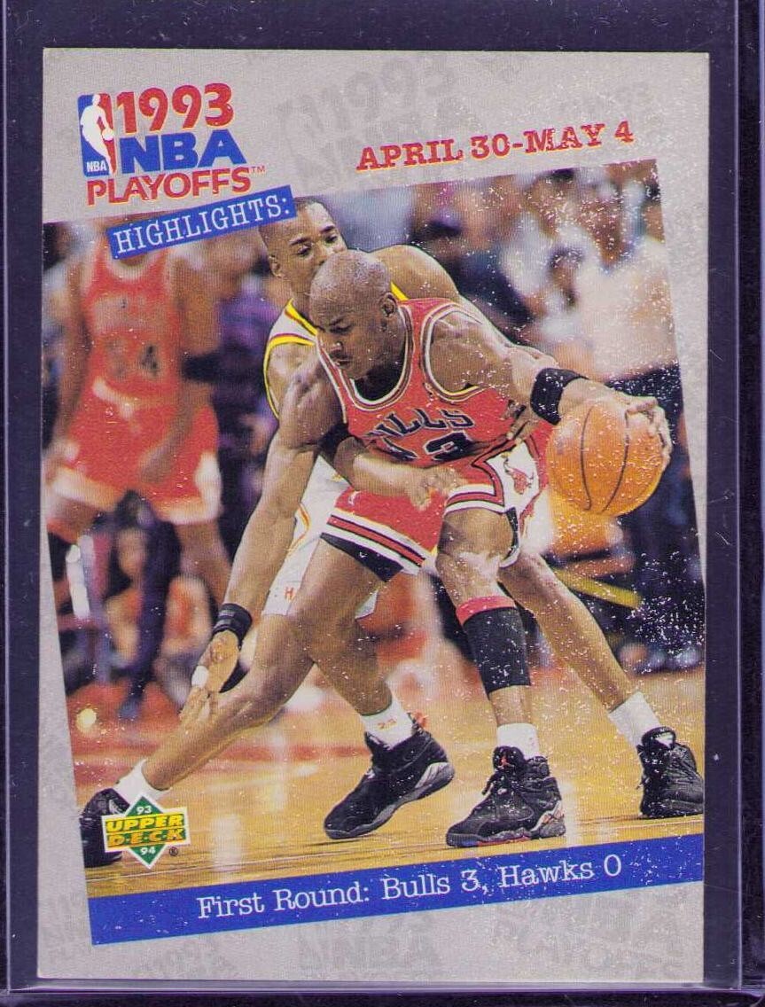 1993-94 Upper Deck NBA Playoffs Highlights #180 Michael Jordan