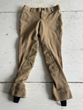 Girl's TUFFRIDER Size 8 Tan Equestrian/Riding Pants